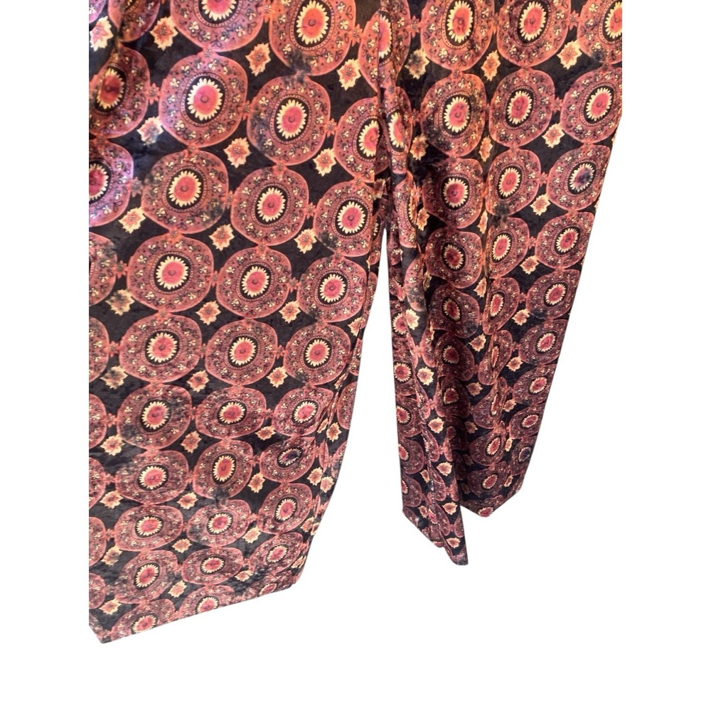 Natural Life Velour Boho Harem Jumpsuit Women's Size L - Medallion Print - Picture 4 of 7